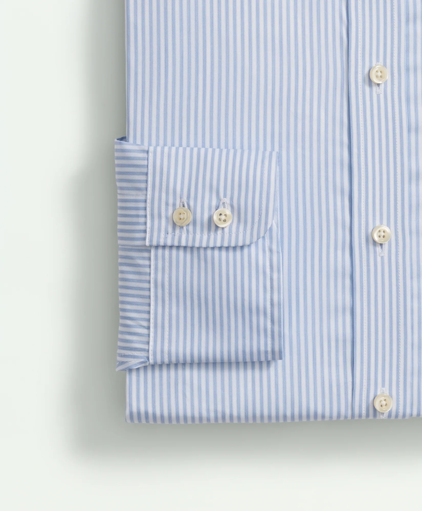 Brooks Brothers X Thomas Mason® Cotton Poplin Club Collar, Striped Dress Shirt, image 6