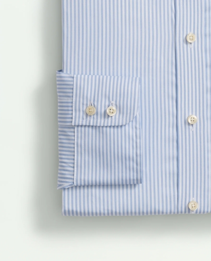 Brooks Brothers X Thomas Mason® Cotton Poplin Club Collar, Striped Dress Shirt, image 6