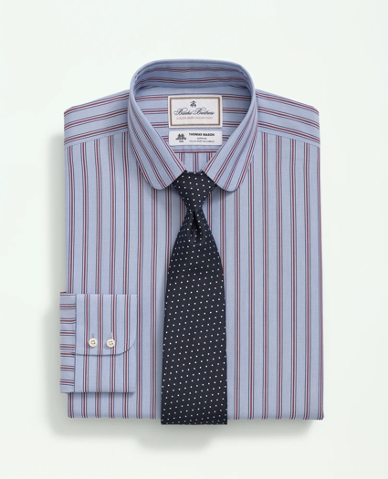Brooks Brothers X Thomas Mason® Cotton Poplin Club Collar, Striped Dress Shirt, image 1