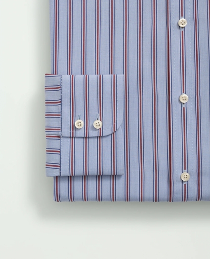 Brooks Brothers X Thomas Mason® Cotton Poplin Club Collar, Striped Dress Shirt, image 3