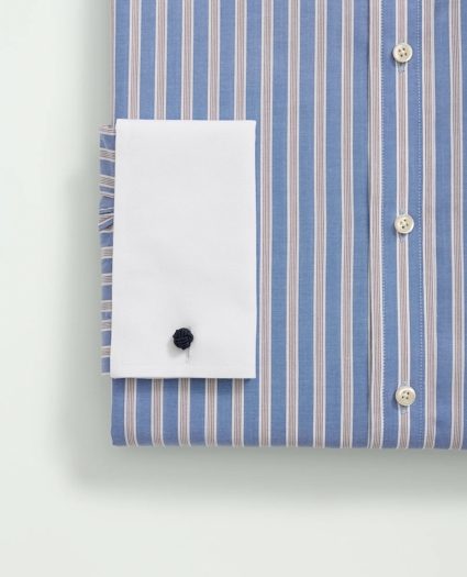 Brooks Brothers X Thomas Mason® Cotton Poplin English Collar, Striped Dress Shirt, image 3