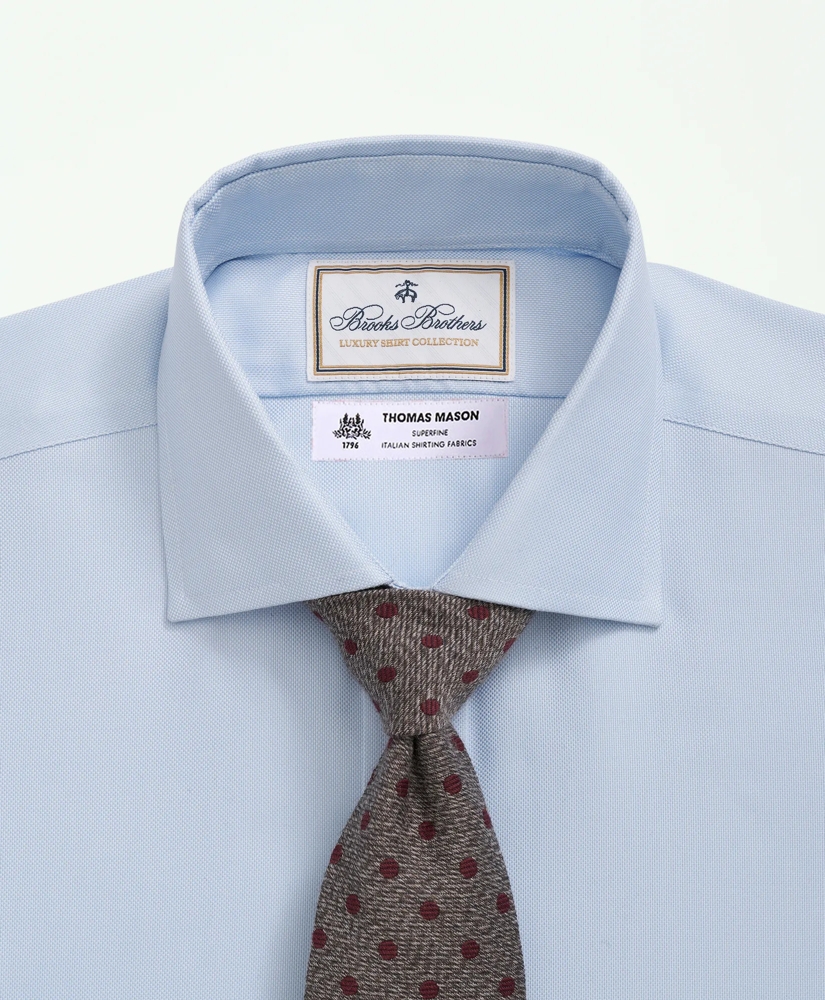 Brooks Brothers X Thomas Mason® Cotton Poplin English Collar Dress Shirt, image 2