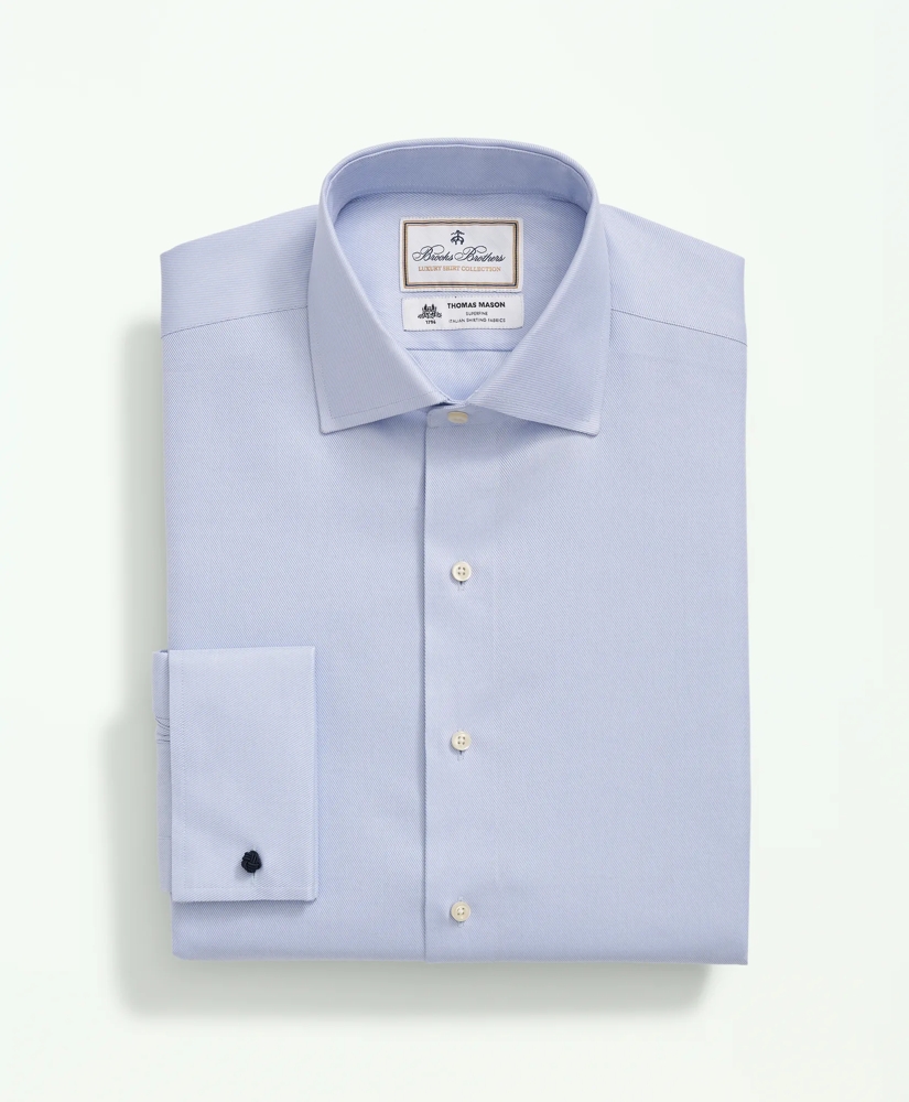 Brooks Brothers X Thomas Mason® Cotton Twill Londoner Collar Dress Shirt, image 2