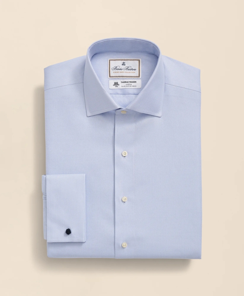 Brooks Brothers X Thomas Mason&reg; Cotton Twill Londoner Collar Dress Shirt, image 2
