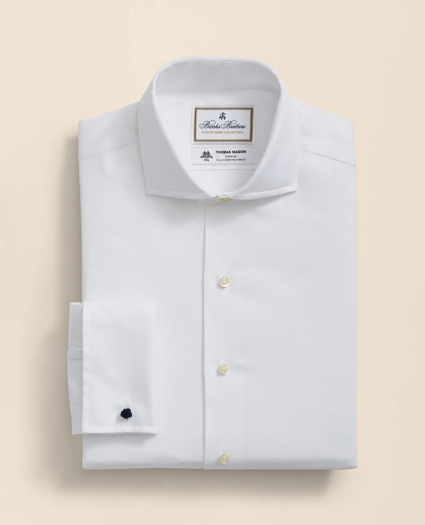 Brooks Brothers X Thomas Mason&reg; Cotton Twill Londoner Collar Dress Shirt, image 2