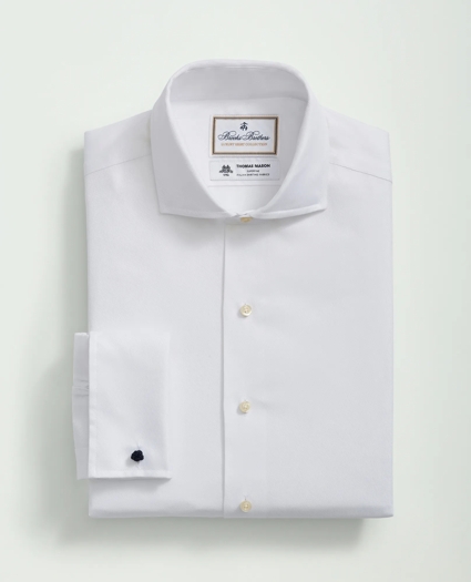 Brooks Brothers X Thomas Mason® Cotton Twill Londoner Collar Dress Shirt, image 3