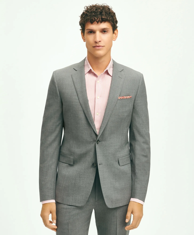 Japanese Knit Striped Dress Shirt, image 4