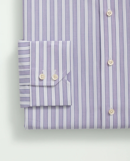 Brooks Brothers X Thomas Mason® Cotton Poplin English Collar, Striped Dress Shirt, image 4