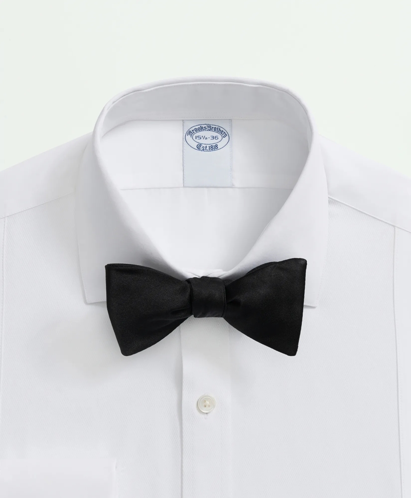 Supima® Cotton Poplin English Collar, Pique Bib Tuxedo Shirt, image 2