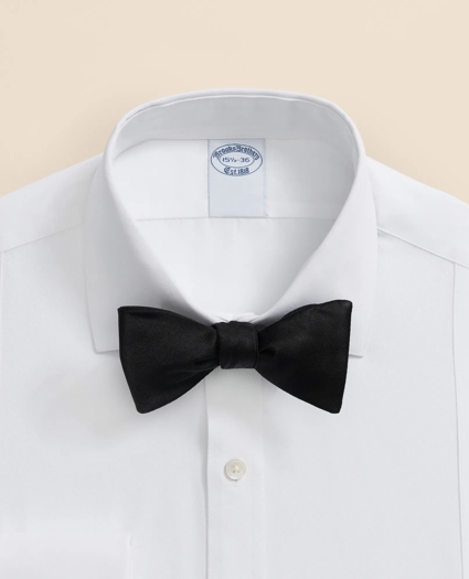 Supima&reg; Cotton Poplin English Collar, Pique Bib Tuxedo Shirt, image 2