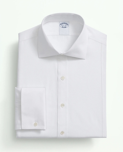 Supima® Cotton Poplin English Collar, Pique Bib Tuxedo Shirt, image 3