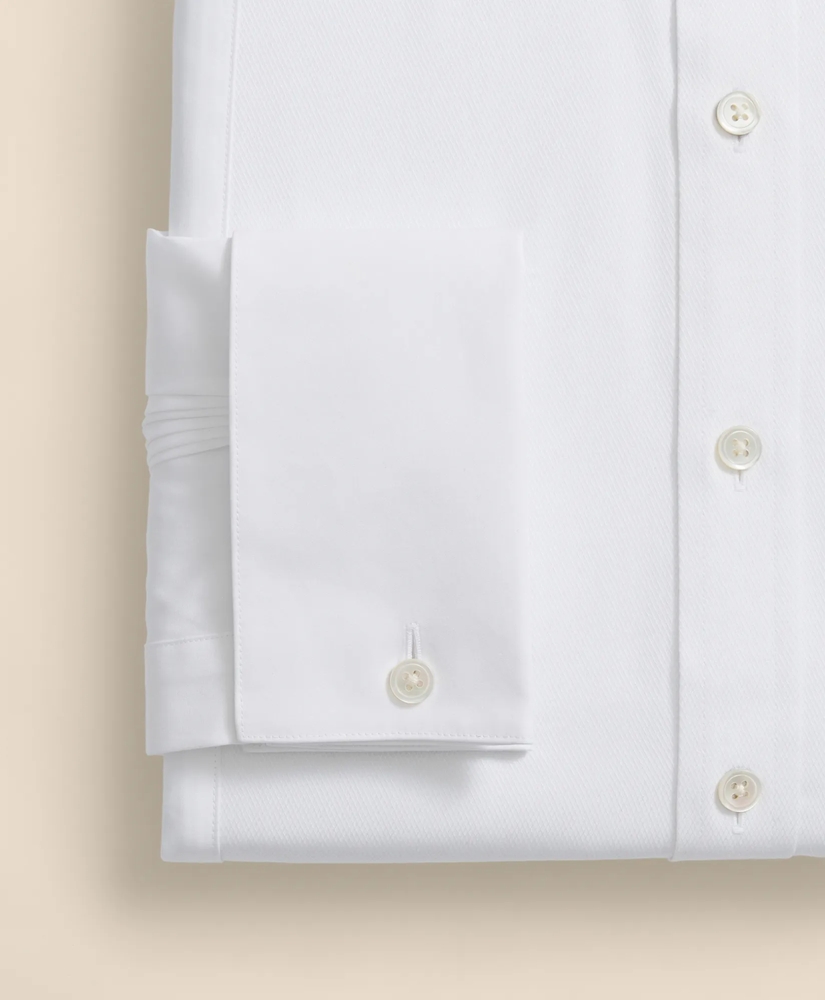 Supima&reg; Cotton Poplin English Collar, Pique Bib Tuxedo Shirt, image 4