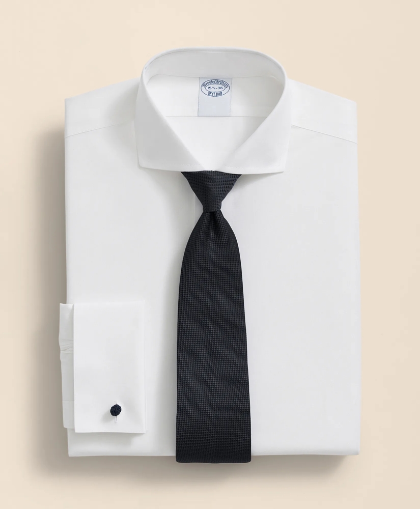 Stretch Supima&reg; Cotton Broadcloth Londoner Collar, Dress Shirt, image 1