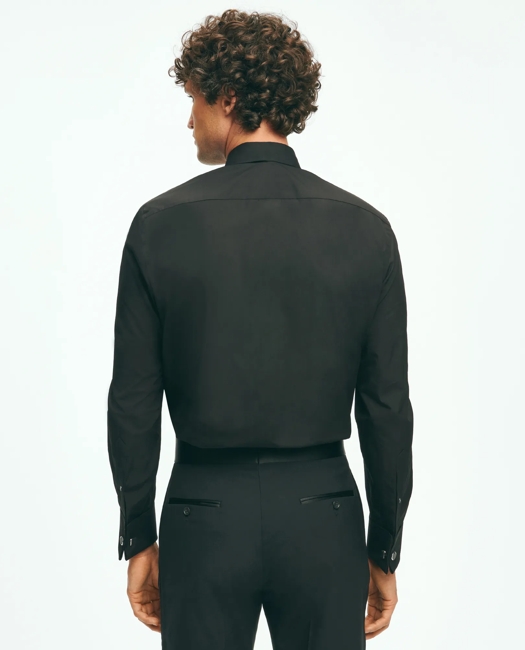 Black Fleece Peak Lapel Tuxedo in Wool-Silk