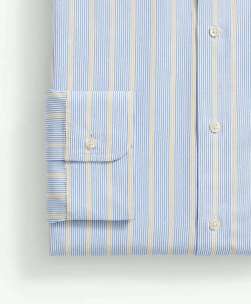 Supima® Cotton Poplin Ainsley Collar, Multi-Stripe Dress Shirt, image 4