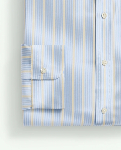 Supima® Cotton Poplin Ainsley Collar, Multi-Stripe Dress Shirt, image 4