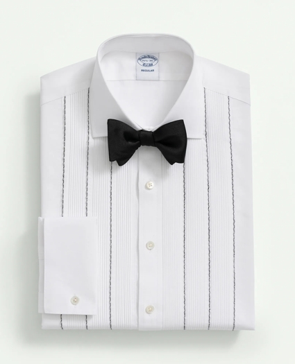Supima® Cotton Poplin Vintage Pleat Front, English Collar