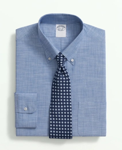 American-Made Cotton Button-Down Collar, Dress Shirt, image 1
