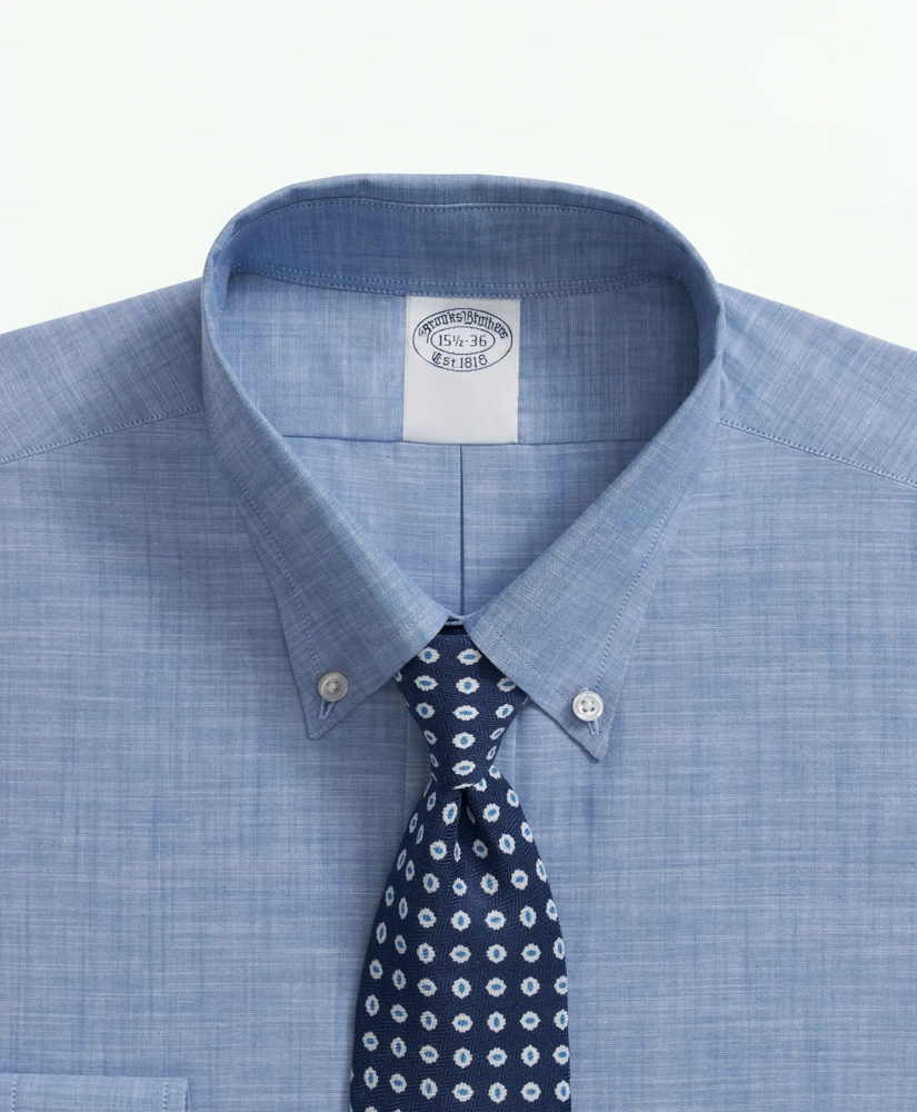 American-Made Cotton Button-Down Collar, Dress Shirt, image 2