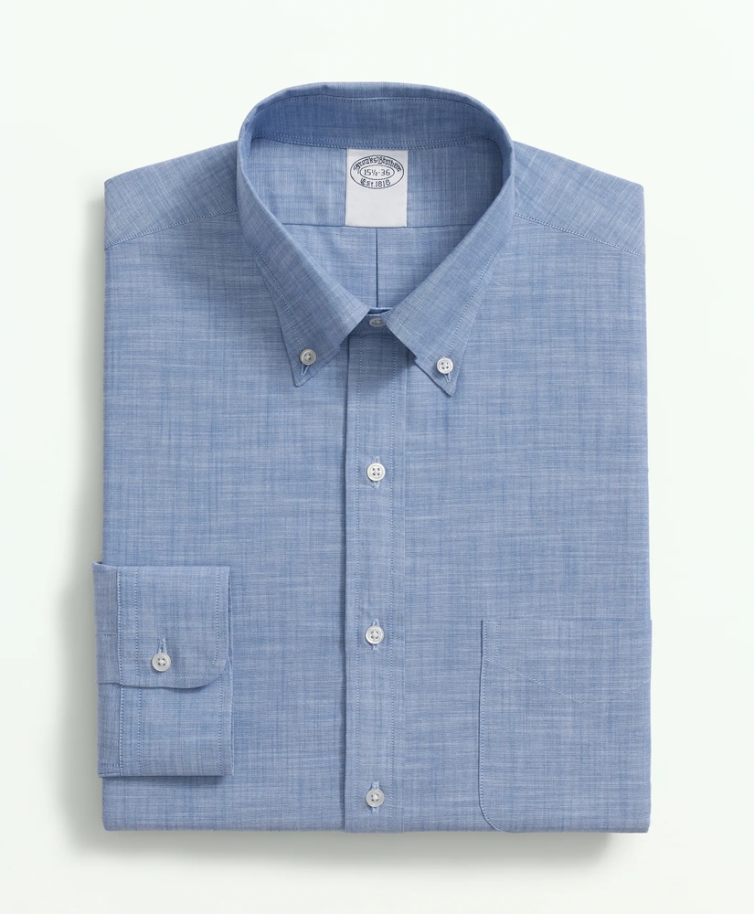 American-Made Cotton Button-Down Collar, Dress Shirt, image 3