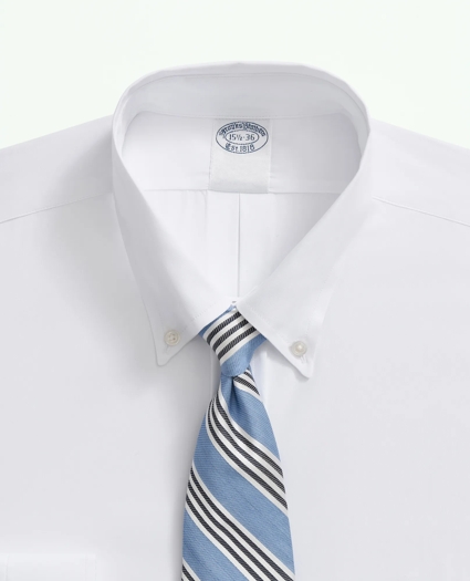 American-Made Cotton Broadcloth Button-Down Collar, Dress Shirt, image 2