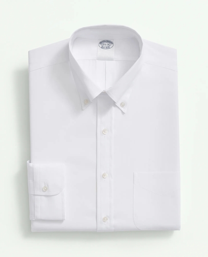 American-Made Cotton Broadcloth Button-Down Collar, Dress Shirt, image 3