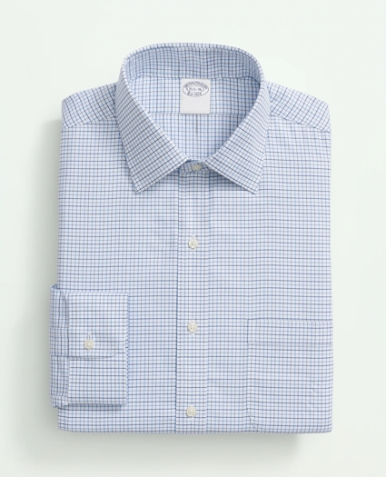 Brooks Brothers Explorer Collection Non-Iron Twill Ainsley Collar, Check Dress Shirt, image 3