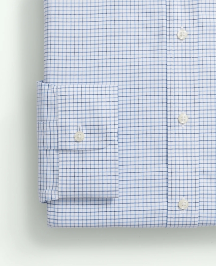 Brooks Brothers Explorer Collection Non-Iron Twill Ainsley Collar, Check Dress Shirt, image 4