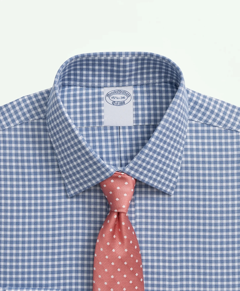 Brooks Brothers Explorer Collection Non-Iron Twill Ainsley Collar, Gingham Dress Shirt, image 2