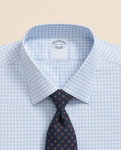 Brooks Brothers Explorer Collection Non-Iron Twill Ainsley Collar, Gingham Dress Shirt, image 2