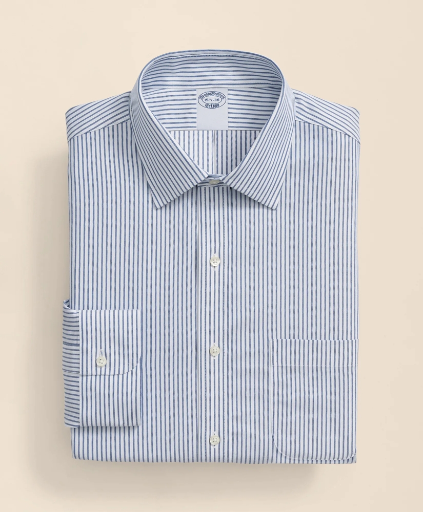 Brooks Brothers Explorer Collection Non-Iron Twill Ainsley Collar, Stripe Dress Shirt, image 3
