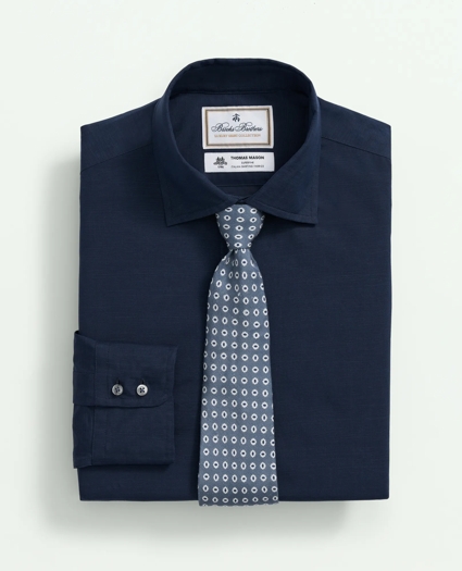 Brooks Brothers X Thomas Mason® Cotton-Linen English Collar, Dress Shirt, image 1