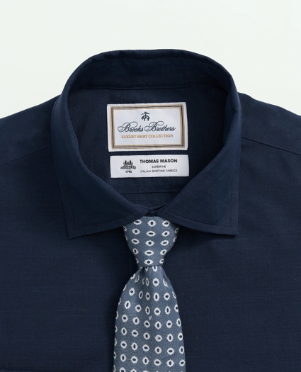Brooks Brothers X Thomas Mason® Cotton-Linen English Collar, Dress Shirt, image 2