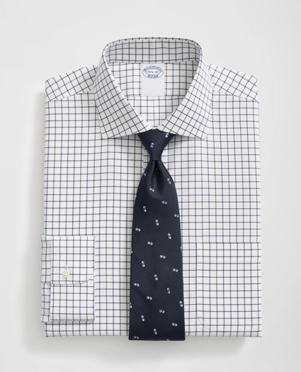 Stretch Supima® Cotton Non-Iron English Spread Collar