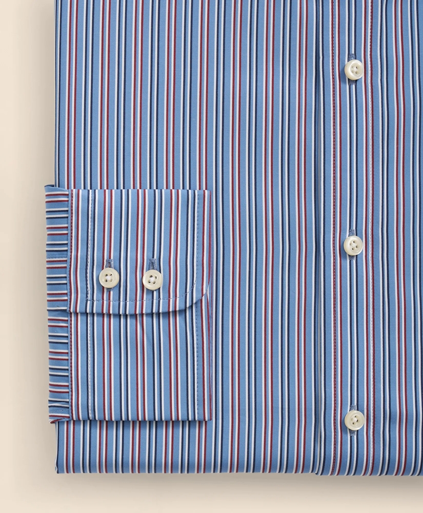 Brooks Brothers X Thomas Mason&reg; Cotton English Collar, Multi-Striped Dress Shirt, image 3