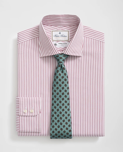 Brooks Brothers X Thomas Mason® Cotton English Collar, Striped Dress Shirt, image 1