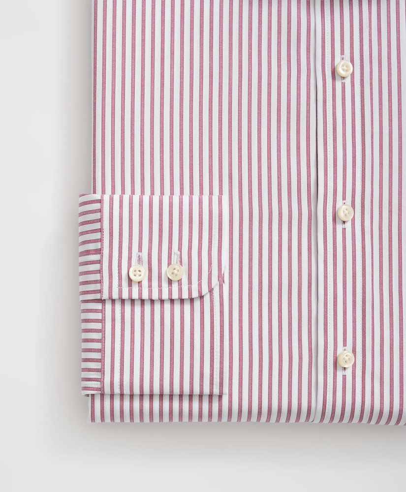 Brooks Brothers X Thomas Mason® Cotton English Collar, Striped Dress Shirt, image 4