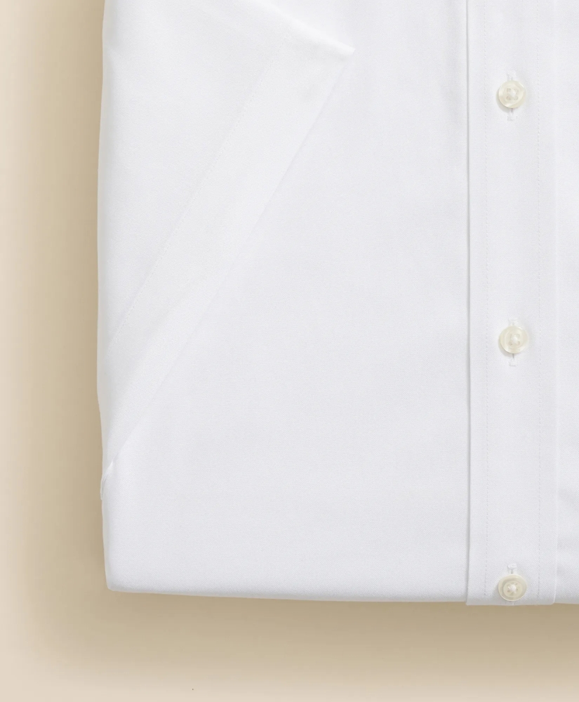 Stretch Supima® Cotton Non-Iron Ainsley Collar, Short-Sleeve Dress Shirt, image 4
