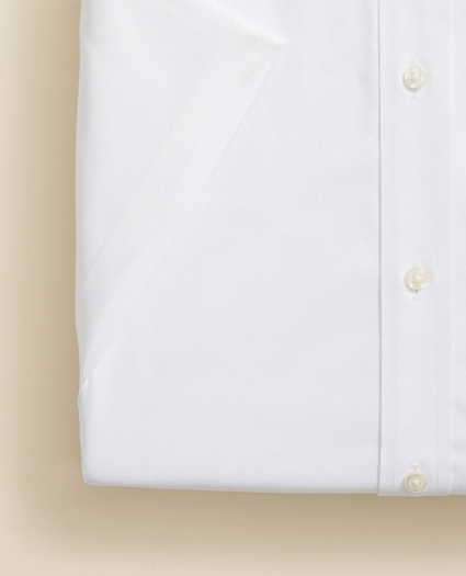 Stretch Supima® Cotton Non-Iron Ainsley Collar, Short-Sleeve Dress Shirt, image 4