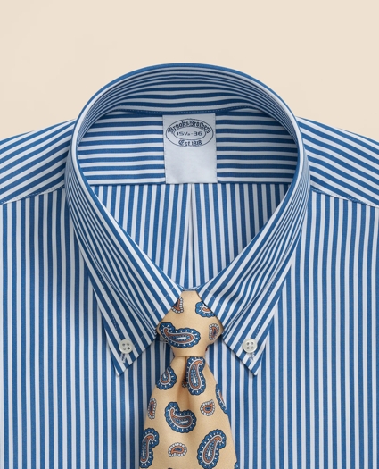 Pure Supima&reg; Cotton Regular-Finish Polo Button Down Collar, Candy Stripe Dress Shirt, image 4