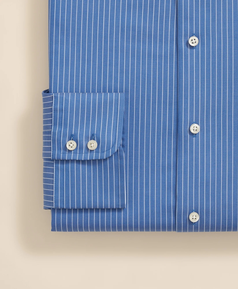 Brooks Brothers x Thomas Mason® Cotton Poplin Ainsley Collar, Striped Dress Shirt, image 7