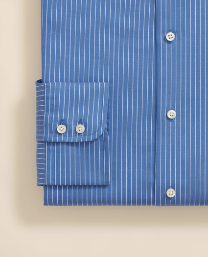 Brooks Brothers x Thomas Mason® Cotton Poplin Ainsley Collar, Striped Dress Shirt, image 7