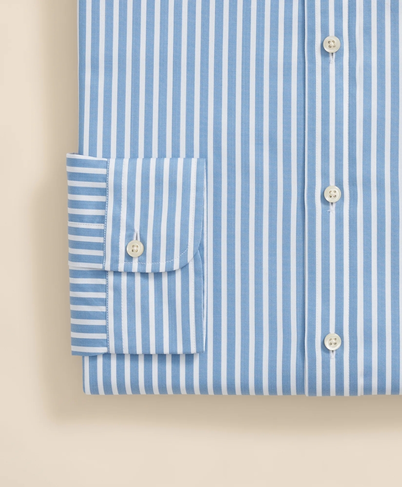 Egyptian Cotton Broadcloth Ainsley Collar, Ground Stripe Dress Shirt, image 7