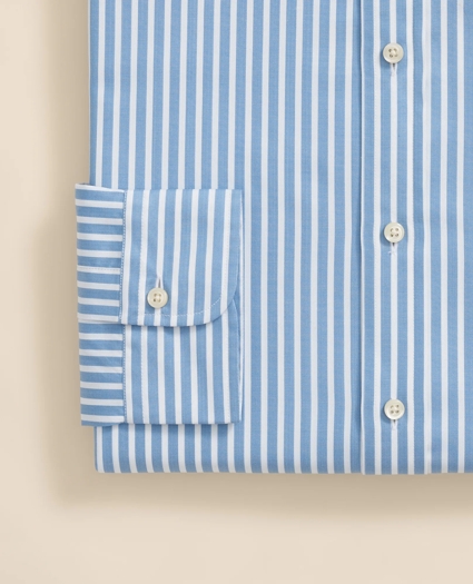 Egyptian Cotton Broadcloth Ainsley Collar, Ground Stripe Dress Shirt, image 7