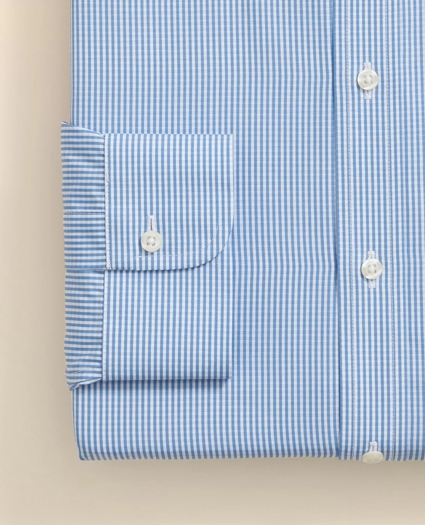Pure Supima® Cotton Regular-Finish, Ainsley Collar Micro Check Dress Shirt, image 4
