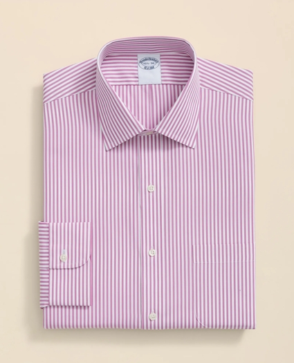 Pure Supima® Cotton Regular-Finish, Ainsley Collar Striped Dress Shirt, image 4