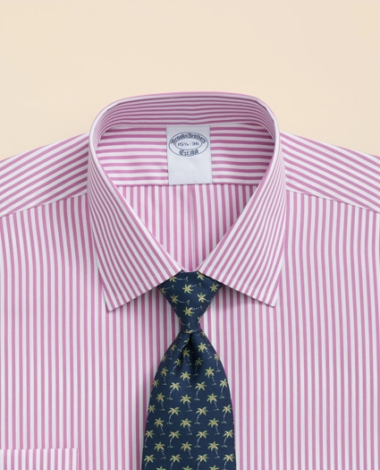 Pure Supima® Cotton Regular-Finish, Ainsley Collar Striped Dress Shirt, image 6