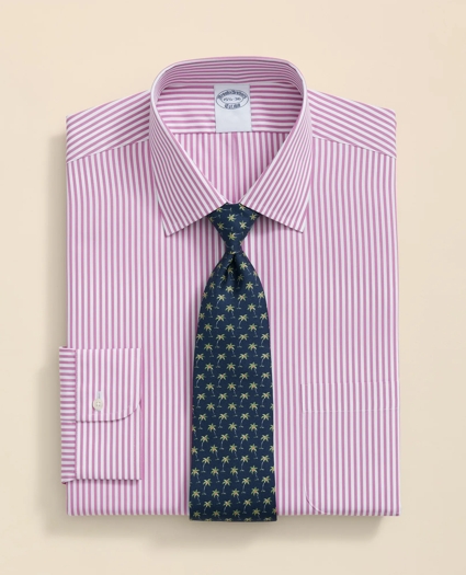 Pure Supima® Cotton Regular-Finish, Ainsley Collar Striped Dress Shirt, image 7