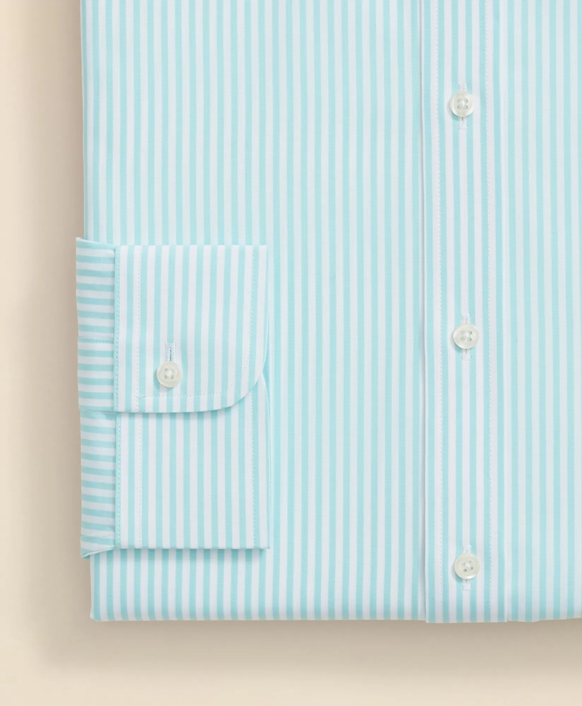 Pure Supima® Cotton Regular-Finish, English Spread Collar Striped Dress Shirt, image 4
