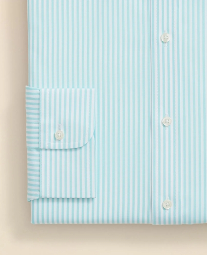 Pure Supima® Cotton Regular-Finish, English Spread Collar Striped Dress Shirt, image 4